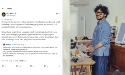 Soal polemik royalti, kunto aji padahal jawabannya sudah disediakan zaman