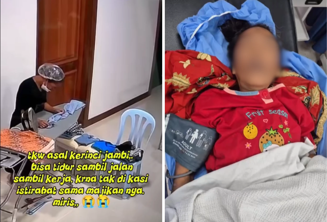 Tkw asal kerinci mengigau bekerja saat tidur, diduga tak diberi istirahat oleh majikan