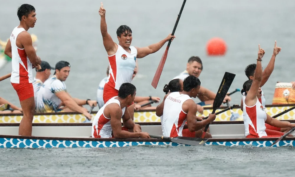 Tim perahu naga indonesia sabet medali emas dan perak di the world games chengdu 2025