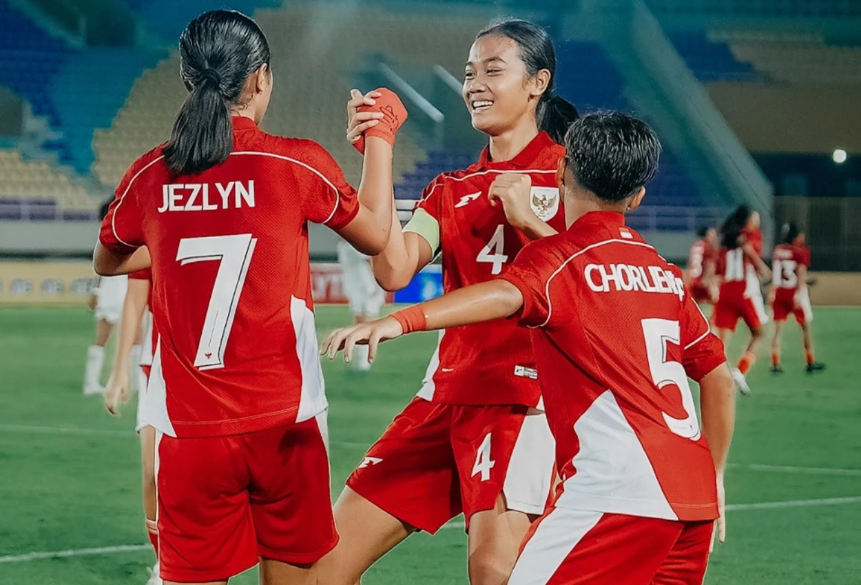 Timnas putri indonesia u 16 bantai 6 0 timor leste di asean girls championship 2025