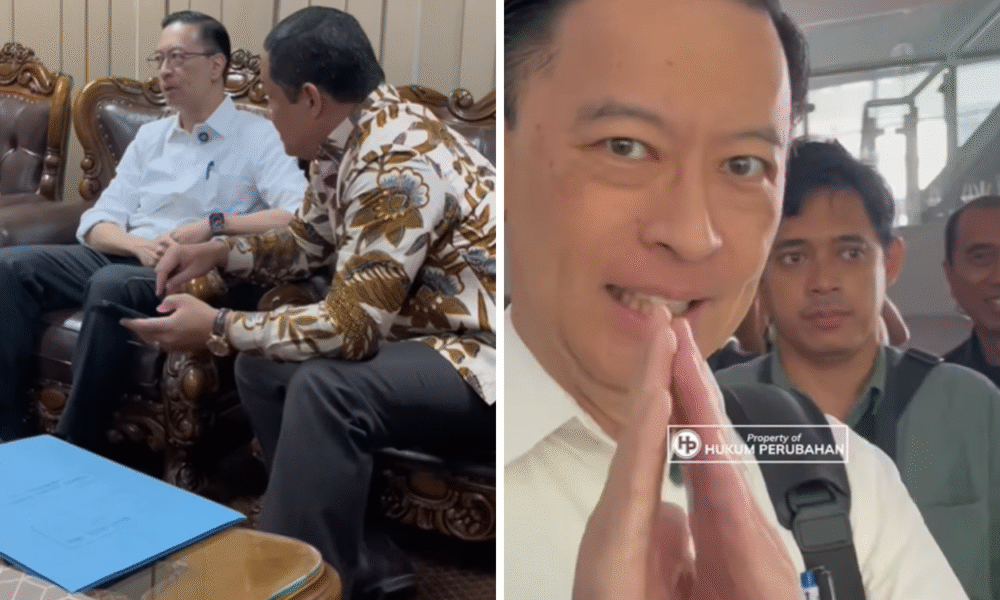 Tom lembong datangi ky untuk pantau laporannya soal hakim