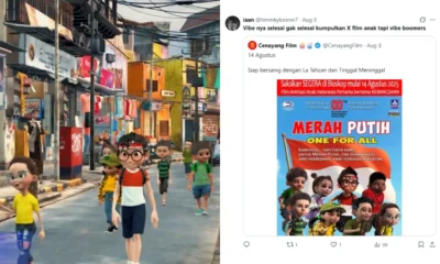 Trailer rilis, film animasi 'merah putih one for all' kapan tayang