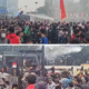 Update demo hari ini di gedung dpr polisi kerahkan mobil komando dan semprot gas air mata