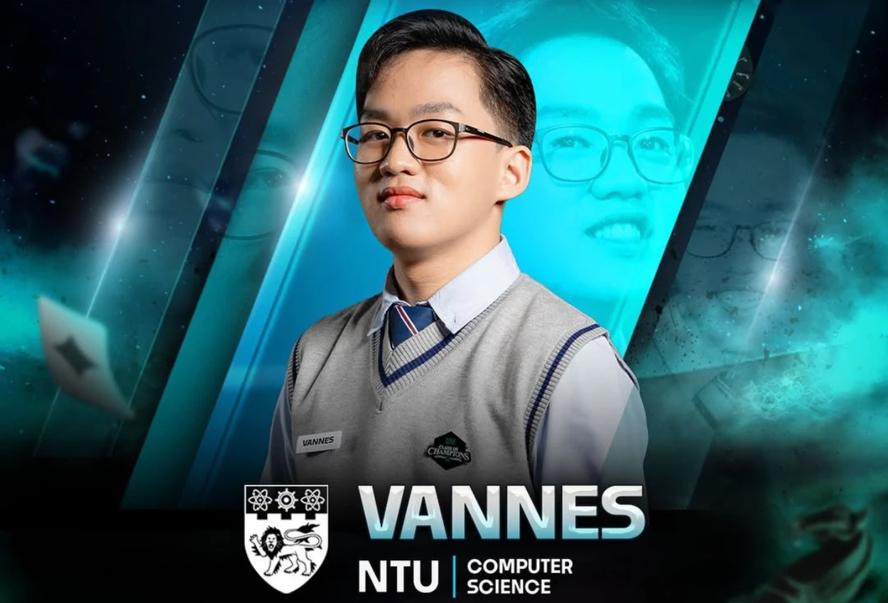 Vannes wijaya, mahasiswa nanyang technological university raih juara di coc season 2