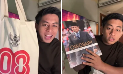 Viral! petugas damkar ini unoxing souvenir perayaan hut ri di istana negara