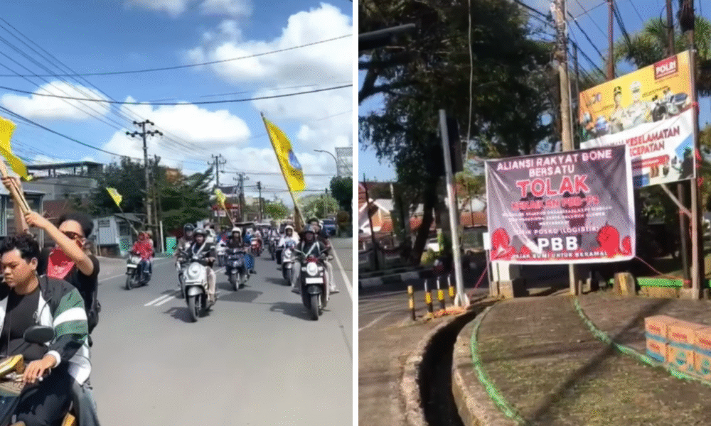 Warga bone demo kantor bupati hari ini buntut pbb naik drastis