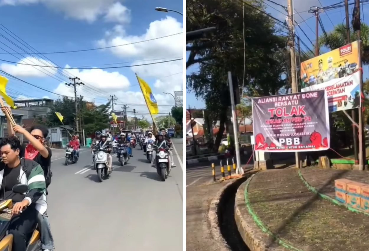 Warga bone demo kantor bupati hari ini buntut pbb naik drastis