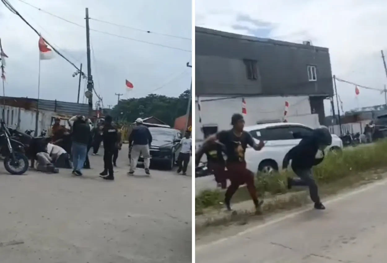 Wartawan dan staf humas klh di serang dikeroyok, 6 pelaku ditangkap termasuk brimob