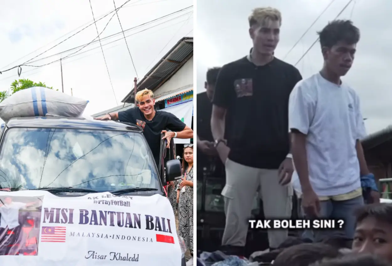 Aisar khaled diusir saat ingin bagikan bantuan untuk korban banjir bali