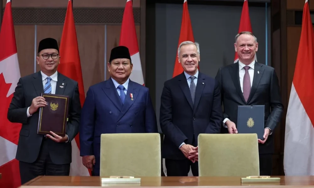 Akhiri lawatan ke kanada, prabowo sepakati kemitraan lewat ica cepa