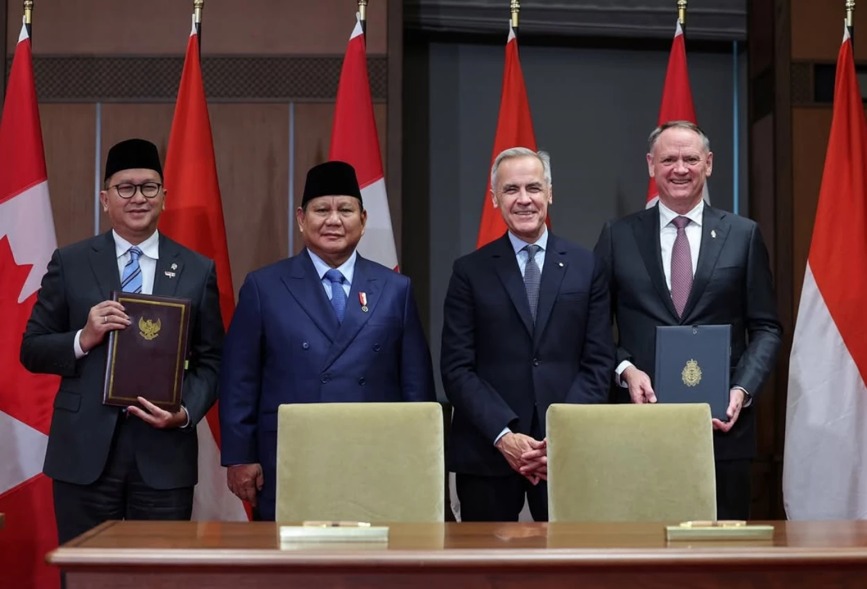 Akhiri lawatan ke kanada, prabowo sepakati kemitraan lewat ica cepa