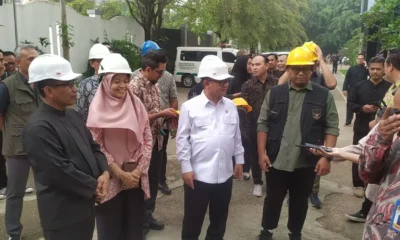 Atap smkn 1 cileungsi roboh, mendikdasmen pastikan segera proses perbaikan