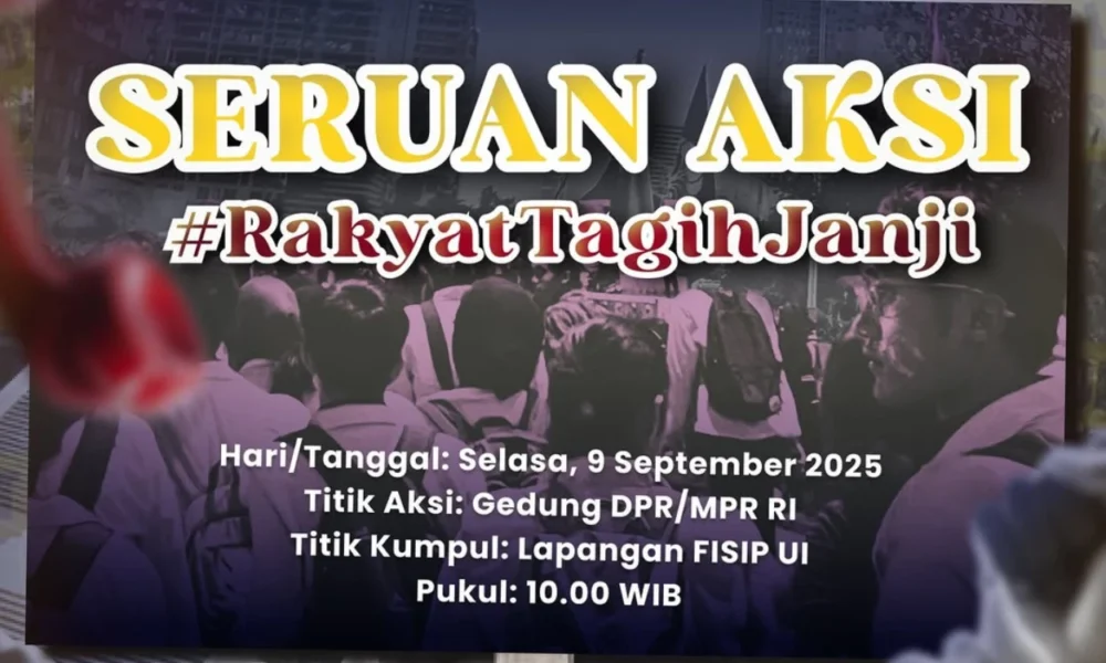 Bem ui gelar demo 'tagih janji' siang ini di depan dpr