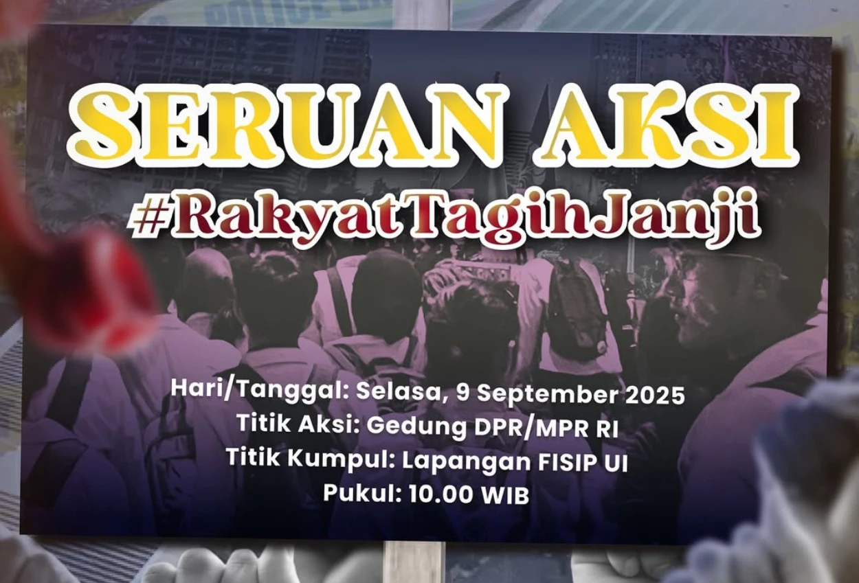 Bem ui gelar demo 'tagih janji' siang ini di depan dpr
