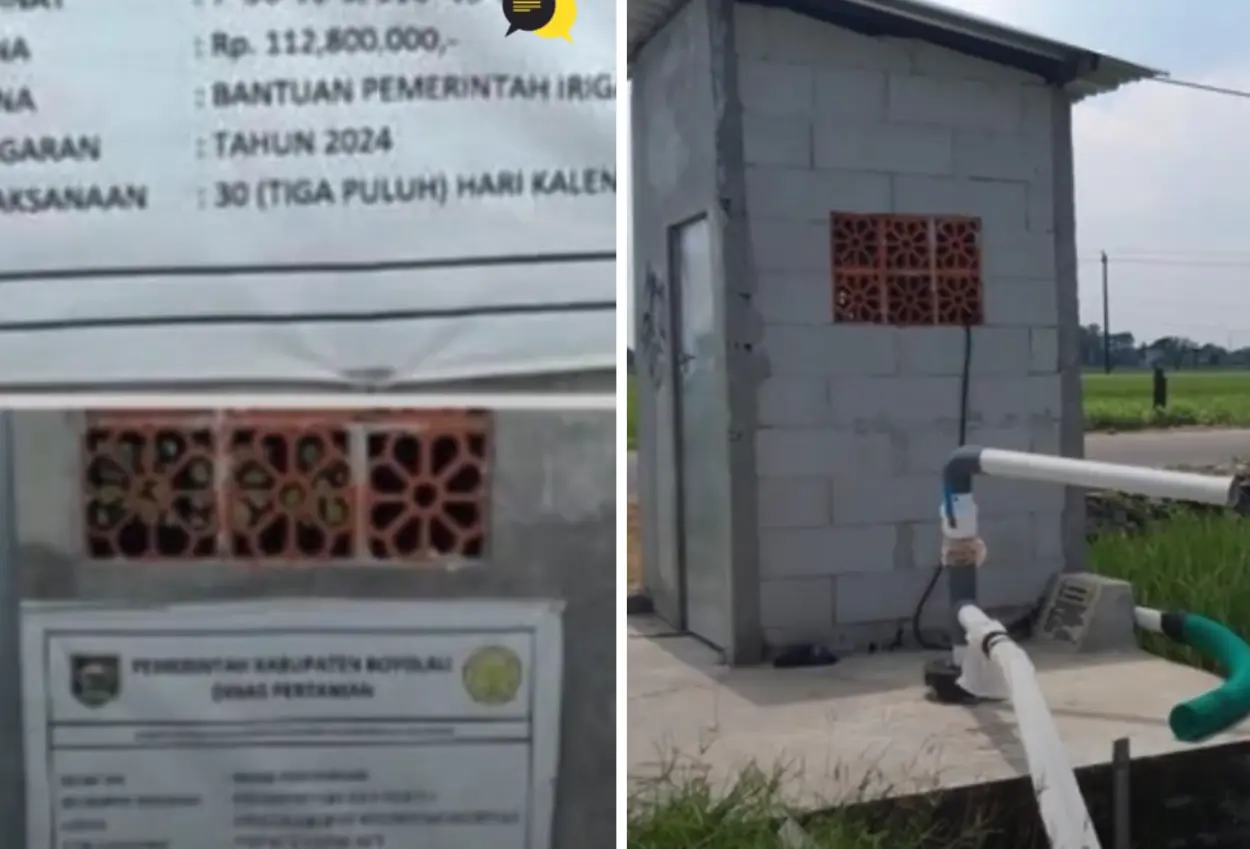 Bangunan kecil di boyolali makan anggaran rp112 juta, dispertan klarifikasi isinya