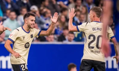 Barcelona bangkit, menang 3 1 di kandang oviedo