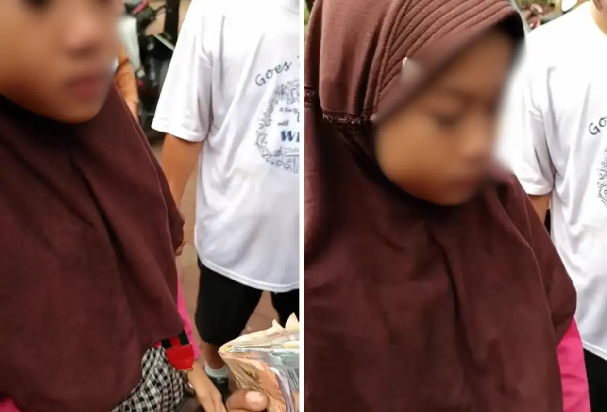 Bocah penjual cilok nangis usai ditipu ibu ibu, warga patungan bayar kerugian