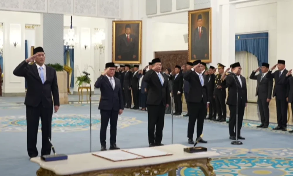Breaking news! prabowo subianto reshuffle kabinet, 5 menteri diganti