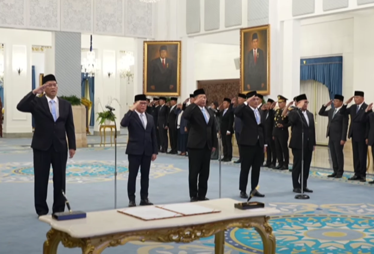 Breaking news! prabowo subianto reshuffle kabinet, 5 menteri diganti