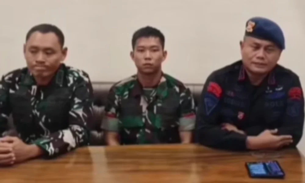 Brimob di sumatra selatan minta maaf usai salah tangkap tni yang dituding sebagai provokator