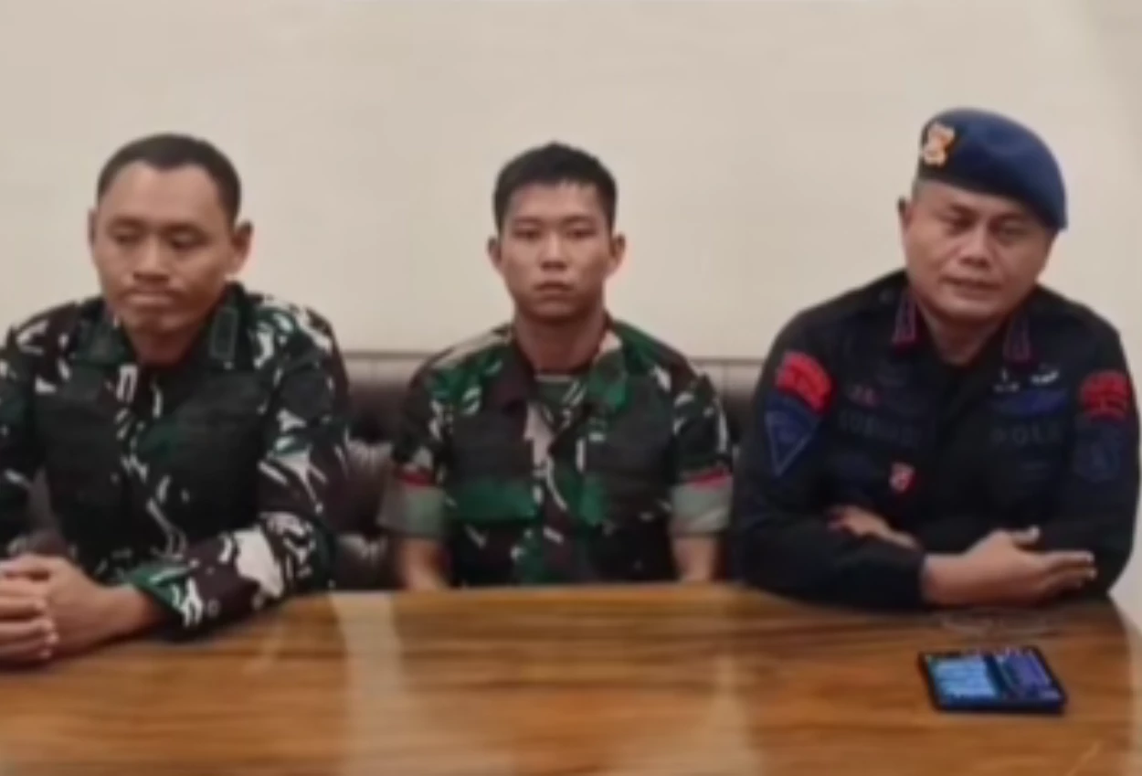 Brimob di sumatra selatan minta maaf usai salah tangkap tni yang dituding sebagai provokator