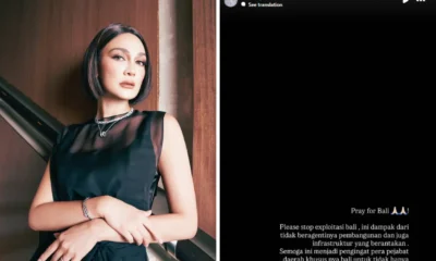 Buka suara soal banjir bali, ini pesan luna maya untuk pemda stop eksploitasi bali