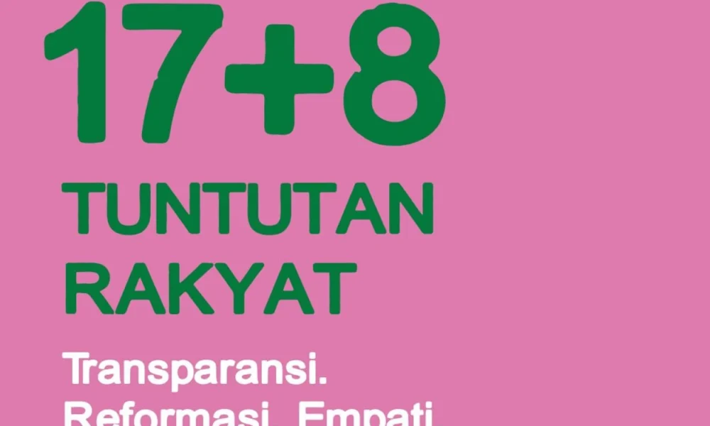 Dpr gelar rapat bahas 17+8 tuntutan rakyat hari ini