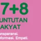 Dpr gelar rapat bahas 17+8 tuntutan rakyat hari ini