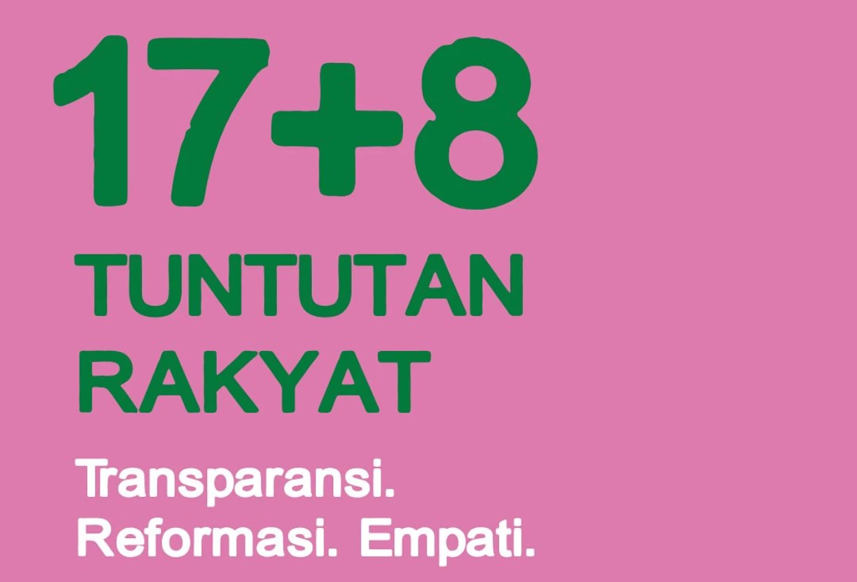 Dpr gelar rapat bahas 17+8 tuntutan rakyat hari ini