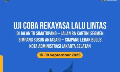 Dishub jakarta uji coba rekayasa lalu lintas tb simatupang pagi ini