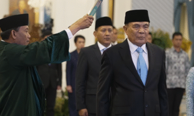 Djamari chaniago resmi menjabat sebagai menko polkam