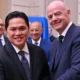 Erick thohir dapat lampu hijau dari fifa buat rangkap jabatan