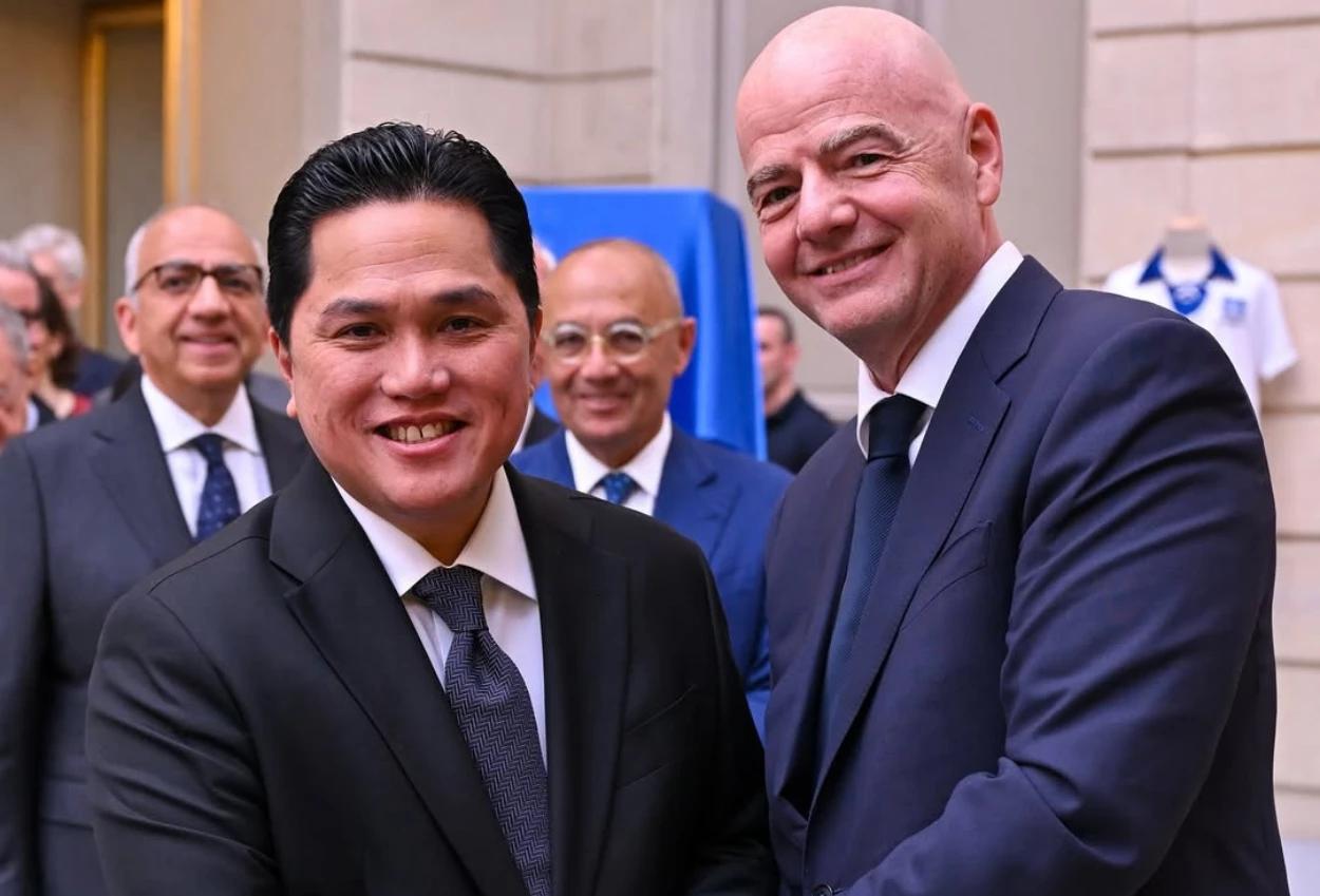 Erick thohir dapat lampu hijau dari fifa buat rangkap jabatan