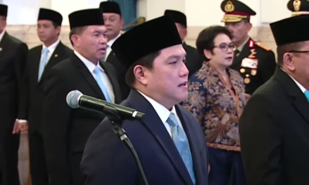Erick thohir resmi terpilih sebagai menpora