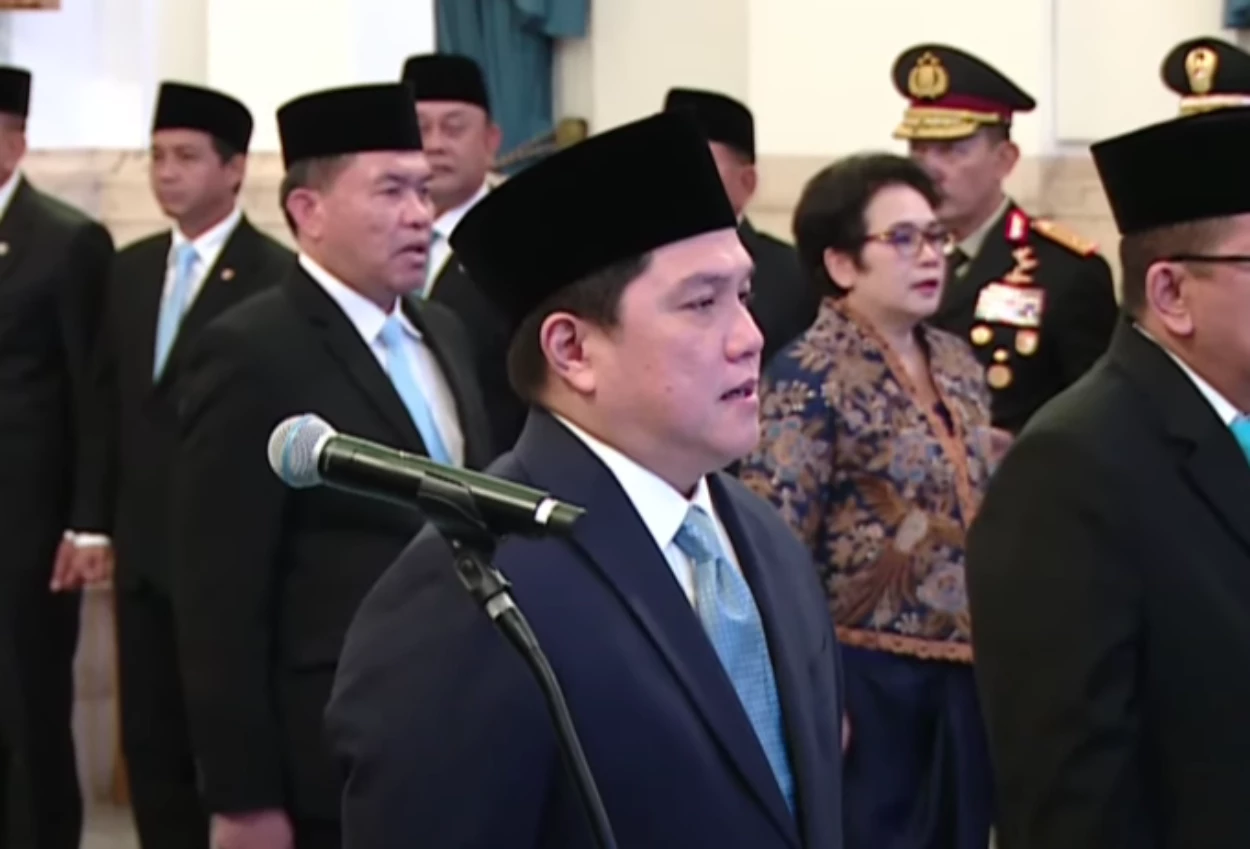 Erick thohir resmi terpilih sebagai menpora