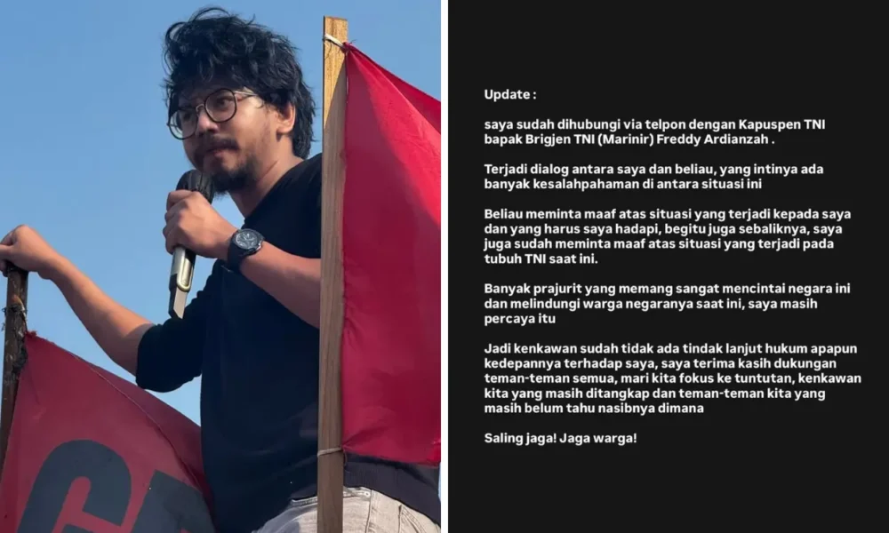 Ferry irwandi dan tni sepakat damai usai jalin dialog