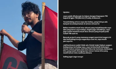 Ferry irwandi dan tni sepakat damai usai jalin dialog