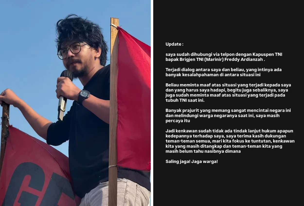 Ferry irwandi dan tni sepakat damai usai jalin dialog