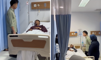 Gibran rakabuming jenguk massa aksi yang terluka saat demo