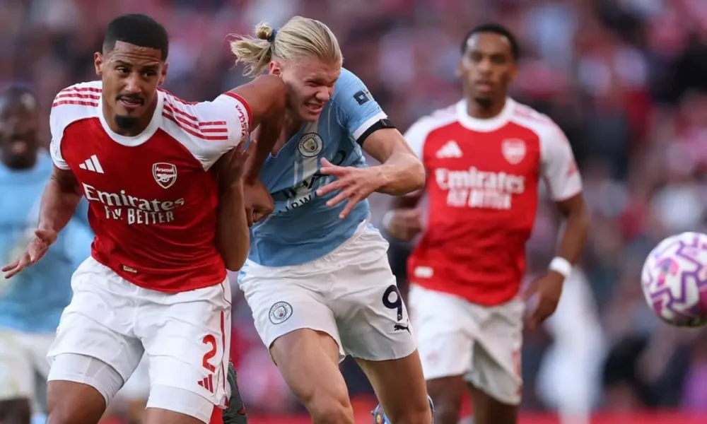 Hasil arsenal vs man city haaland cetak gol, martinelli bikin laga berakhir imbang