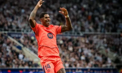 Hasil barcelona vs newcastle rashford cetak brace, blaugrana menang 2 1