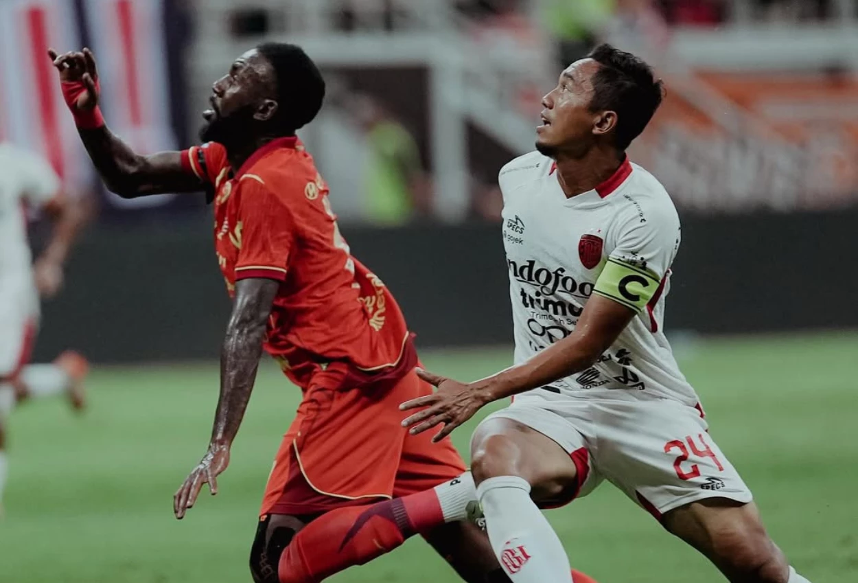 Hasil pertandingan persija vs bali united di bri super league duel berakhir imbang 1 1
