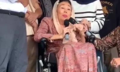 Istri gus dur jenguk aktivis yang ditahan di polda, siap jadi penjamin penangguhan