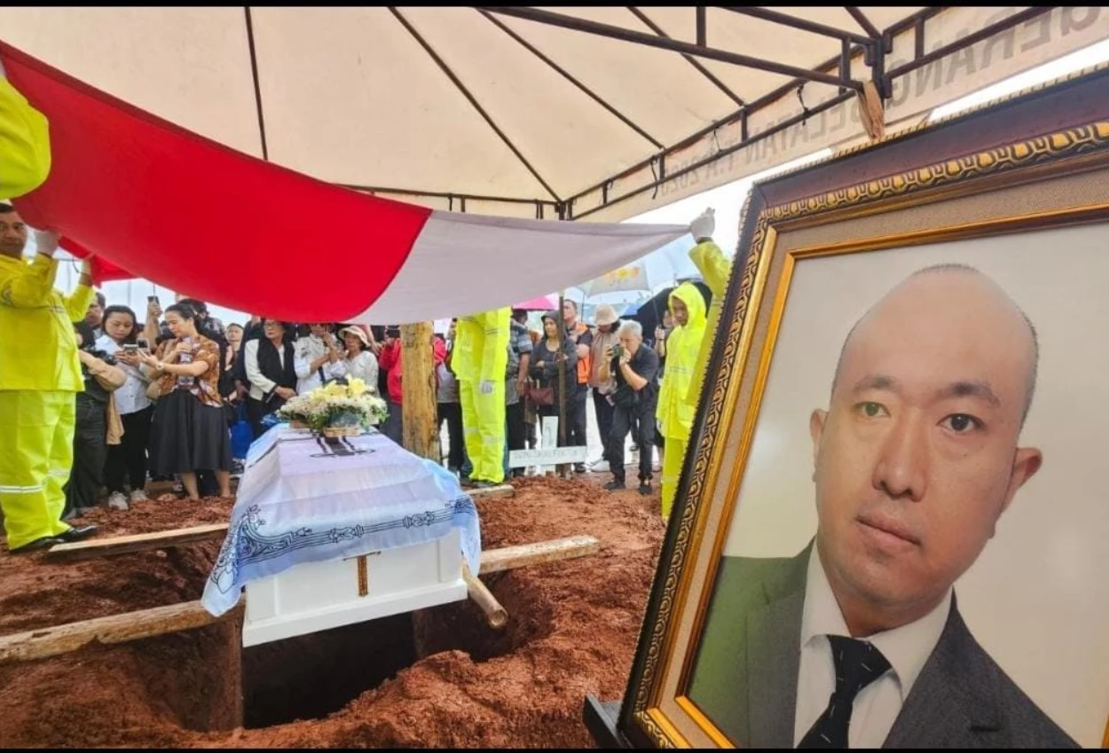 Jenazah zetro leonardo purba dimakamkan hari ini di tpu sari mulya