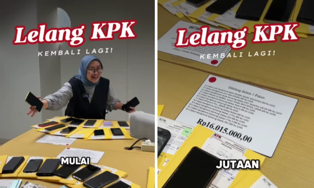 Kpk lelang barang koruptor hari ini, ada mobil hingga iphone