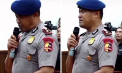 Kompol cosmas diberhentikan tidak hormat oleh polri buntut insiden rantis brimob lindas ojol