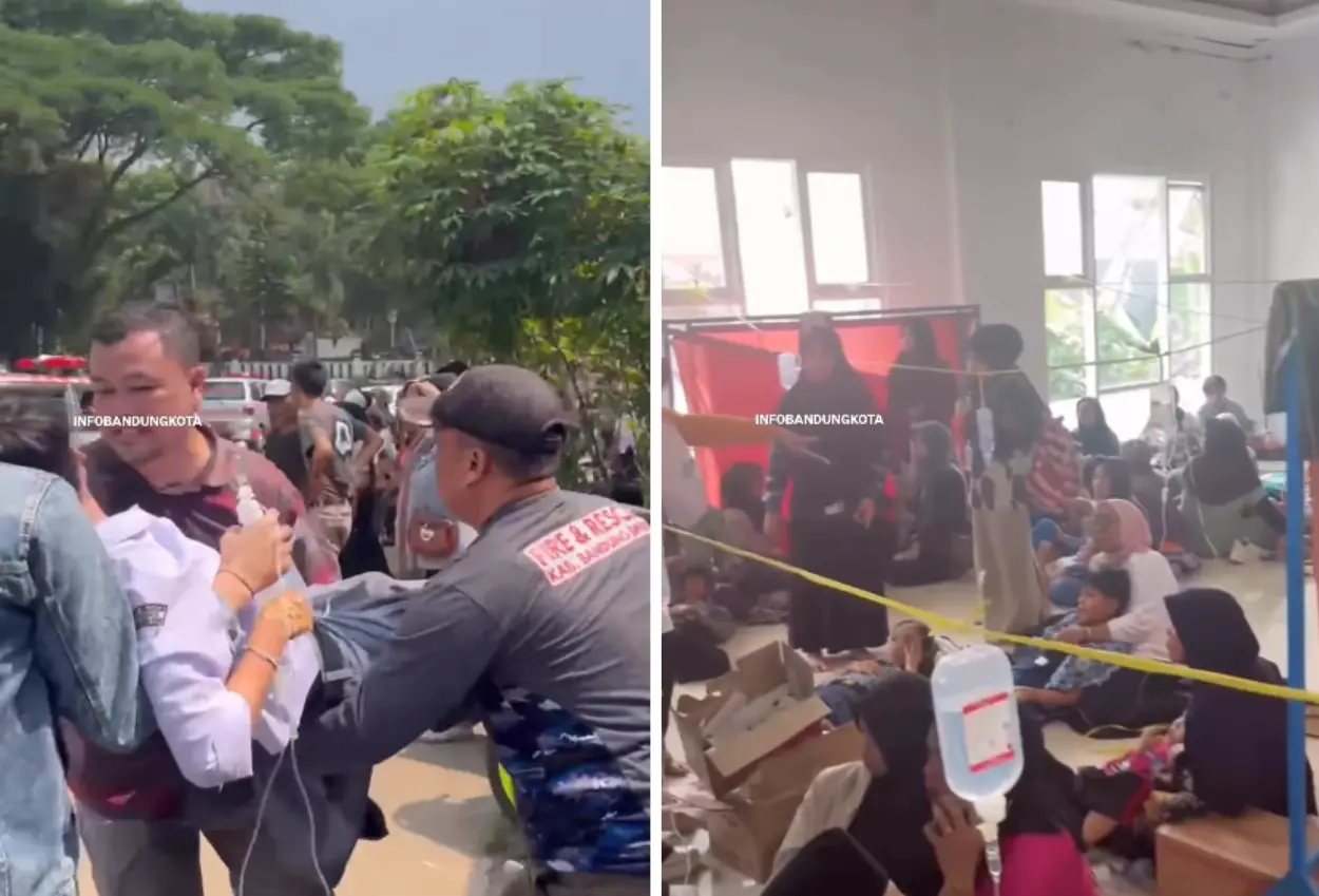 Lebih dari 800 siswa di bandung barat keracunan massal akibat program mbg