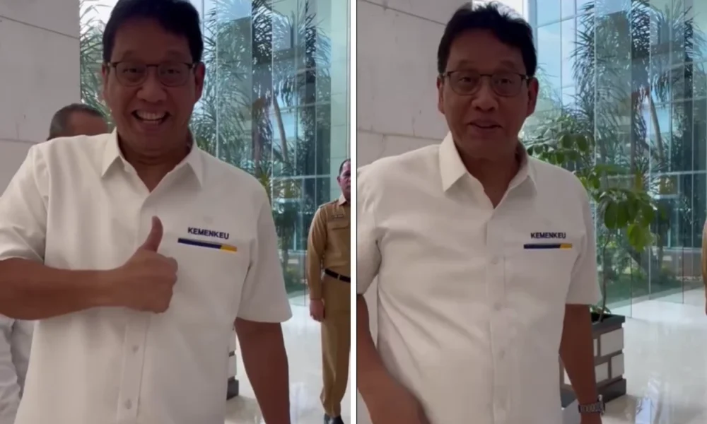 Menkeu purbaya semringah saat pamer seragam baru kemenkeu, netizen klo idup tanpa hutang emang gini guys