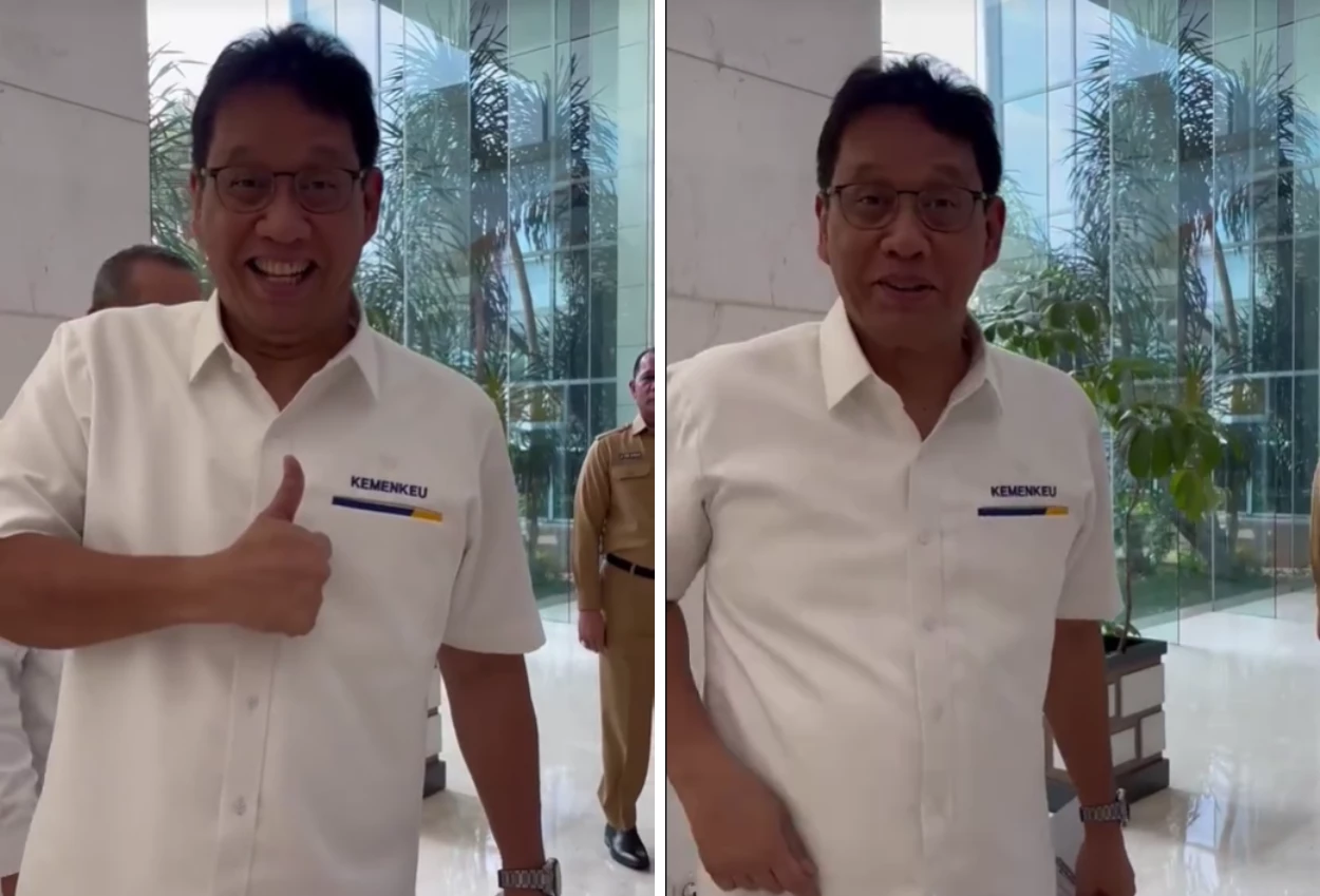 Menkeu purbaya semringah saat pamer seragam baru kemenkeu, netizen klo idup tanpa hutang emang gini guys