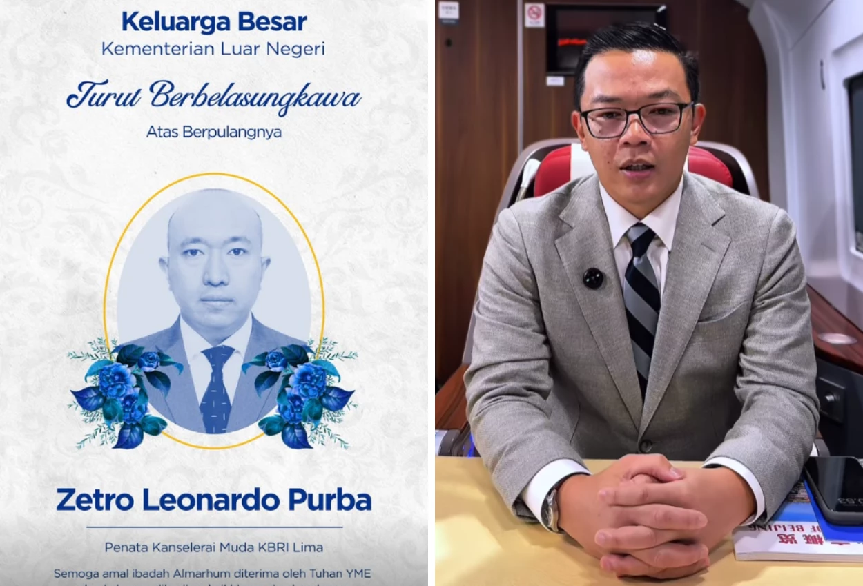 Menlu sugiono buka suara terkait insiden penembakan diplomat peru oleh otk